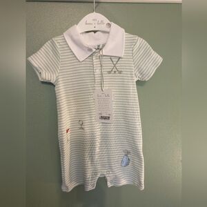 NWT 0-3m golf romper